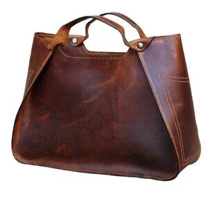 Men And Music Guitar Shaped Crossbody Strap Satchel Pu Textured Unique